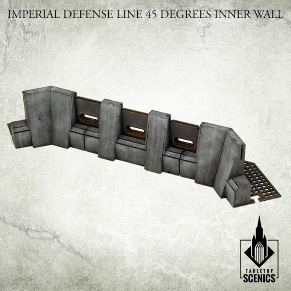 TABLETOP SCENICS Imperial Defense Line: 45 Inner Wall