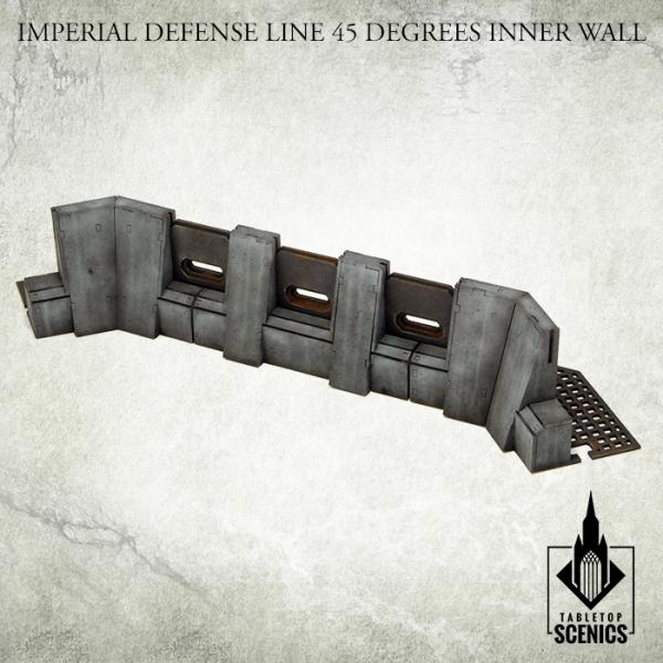 TABLETOP SCENICS Imperial Defense Line: 45° Inner Wall