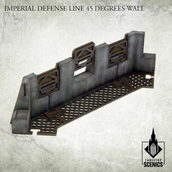 TABLETOP SCENICS Imperial Defense Line: 45° Wall