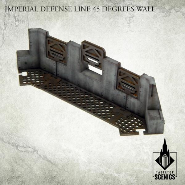TABLETOP SCENICS Imperial Defense Line: 45° Wall