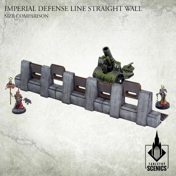TABLETOP SCENICS Imperial Defense Line: Straight Wall