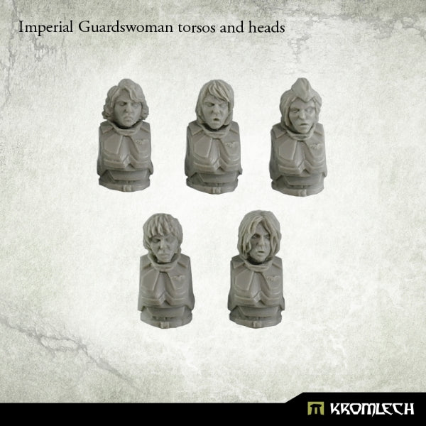 KROMLECH Imperial Guardswoman Torsos and Heads (5)