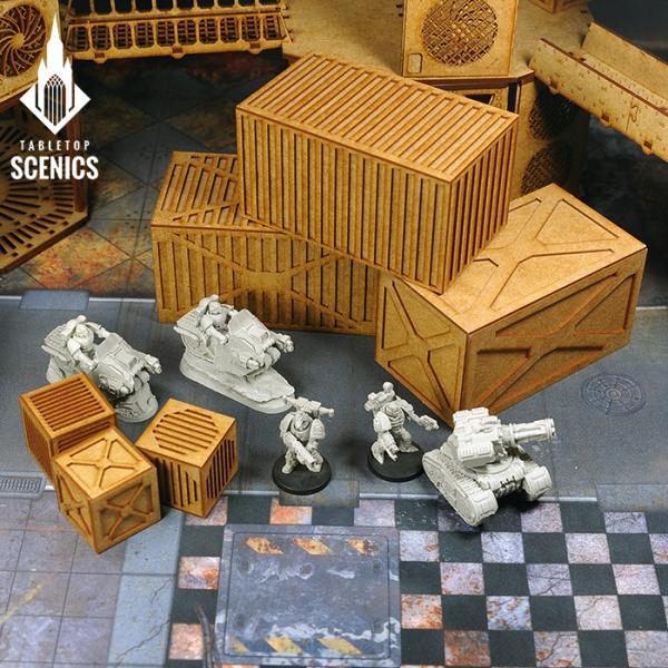 TABLETOP SCENICS Imperial Supply Containers & Crates