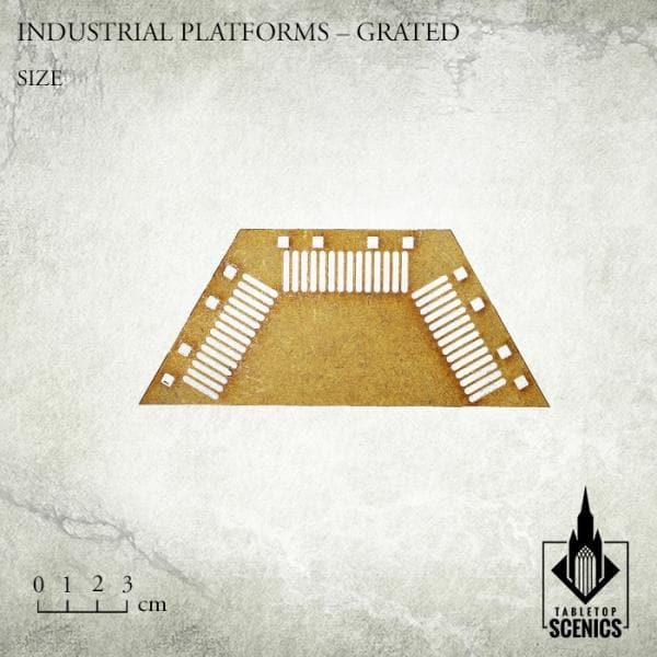 TABLETOP SCENICS Industrial Platforms - Grated