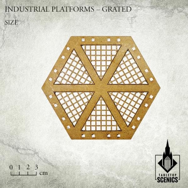 TABLETOP SCENICS Industrial Platforms - Grated