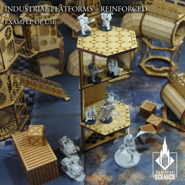 TABLETOP SCENICS Industrial Platforms - Reinforced