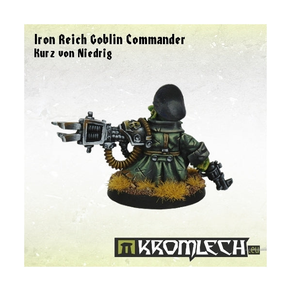 KROMLECH Iron Reich Goblin Commander Kurz von Niedrig (1)