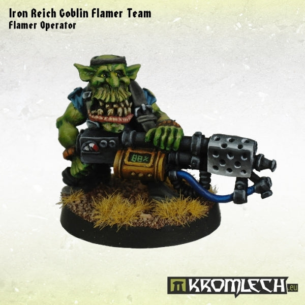 KROMLECH Iron Reich Goblin Flamer Team (2)