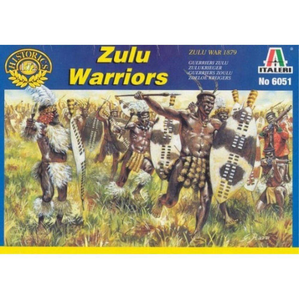 ITALERI 1/72 Zulu Warriors Zulu War