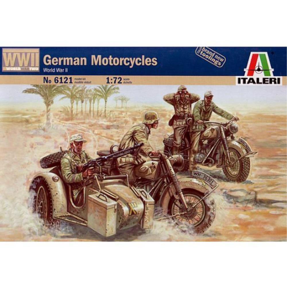 ITALERI 1/72 WWII German Motorcycles