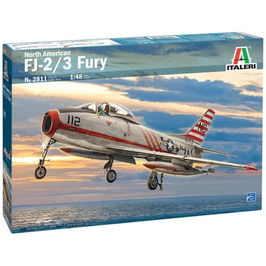 ITALERI 1/48 North American FJ-2/3 Fury with Super Decal Sh