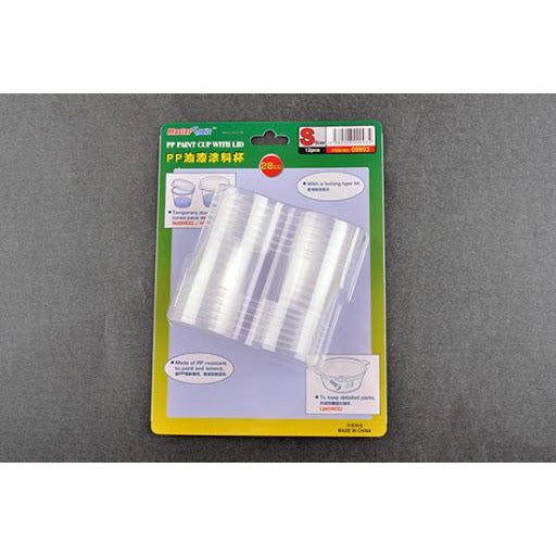 TRUMPETER PP Paint Cup With Lid s-Size x 12Pcs