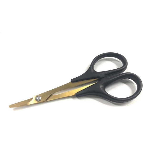 JPRC Curved Body Scissors Gold