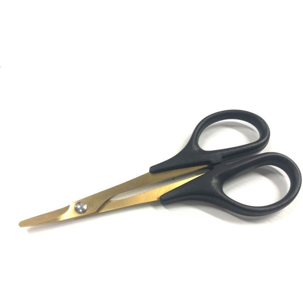 JPRC Curved Body Scissors Gold