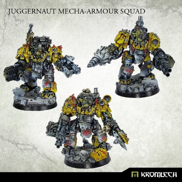 KROMLECH Orc Juggernaut Mecha-Armour Squad (3)