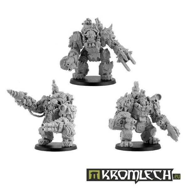 KROMLECH Orc Juggernaut Mecha-Armour Squad (3)