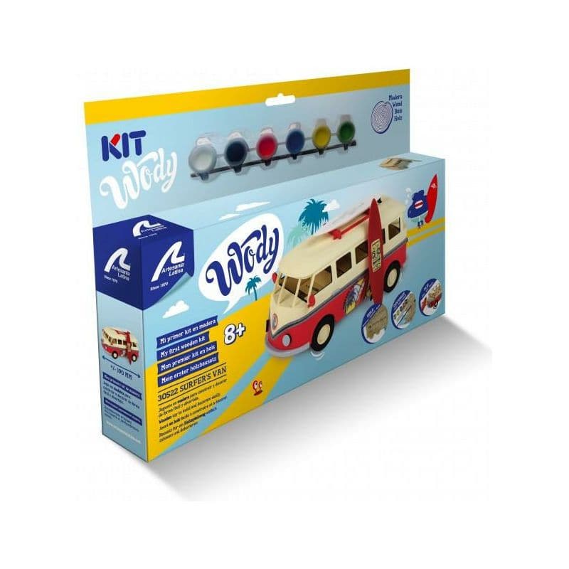 ARTESANIA My First Wooden Kit Surfer's Van