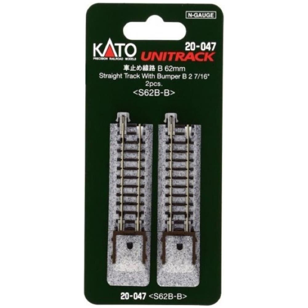 KATO N Unitrack Straight with Bumper 62mm Type B (2)