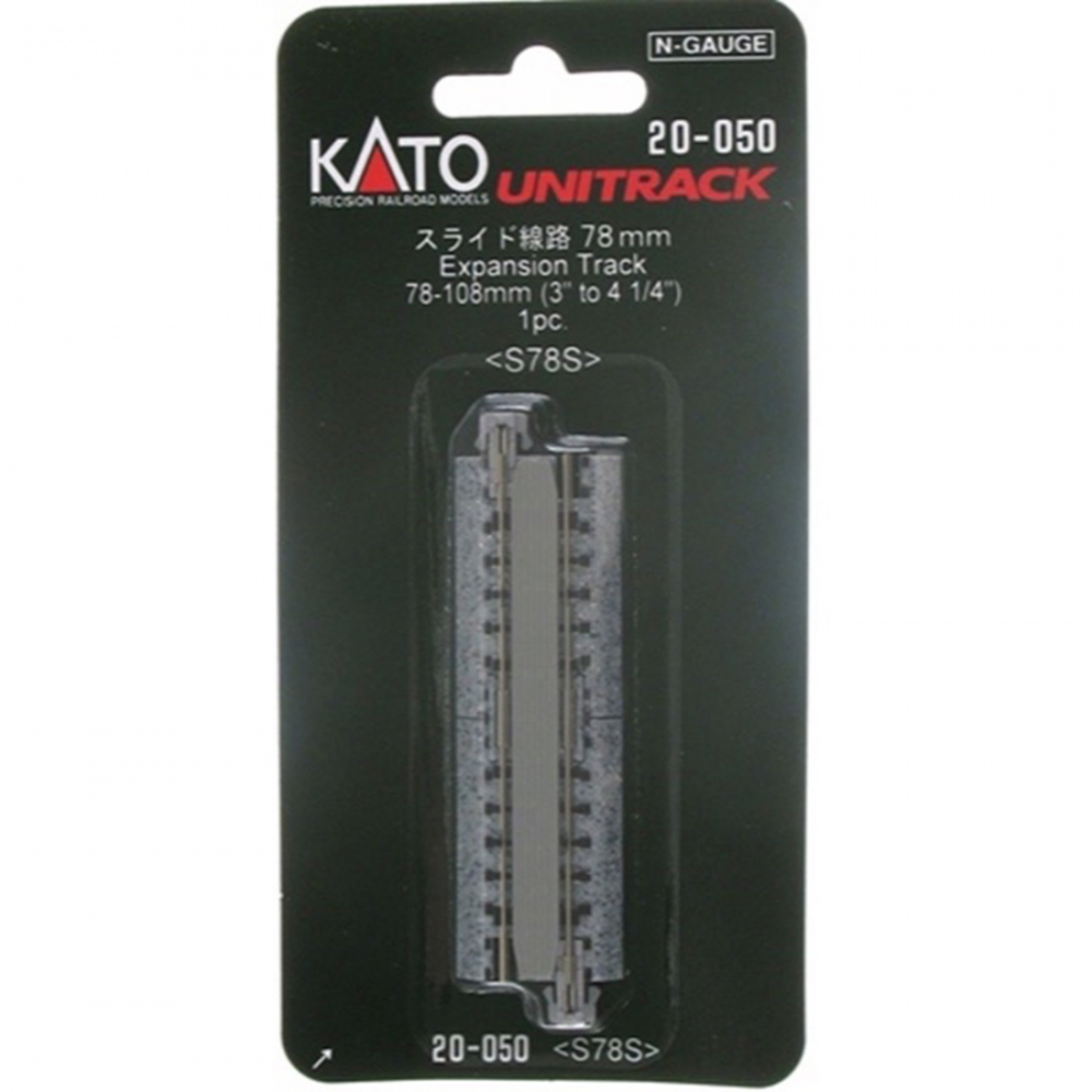 KATO N Unitrack Straight Expansion Joints 78-108mm (Adjustable)