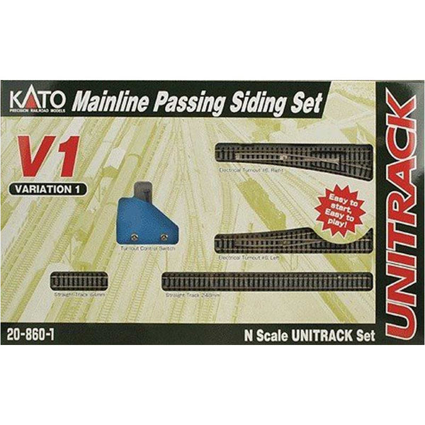 KATO N Unitrack Mainline Passing Siding Variation Set V1