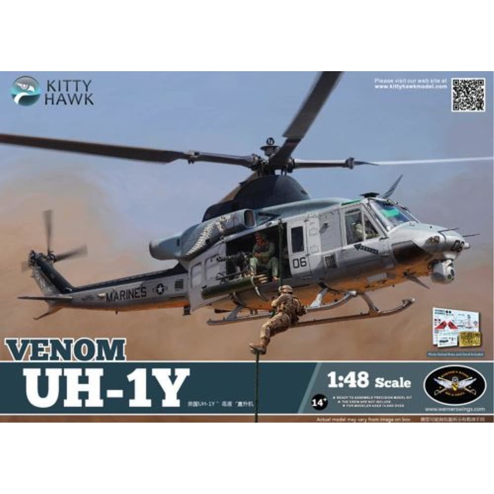 KITTY HAWK UH-1Y Venom (KH80124) - Hearns Hobbies Melbourne - KITTY HAWK