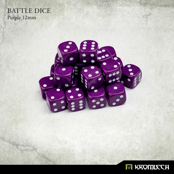 KROMLECH Battle Dice 25x Purple 12mm