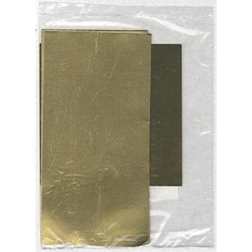 K&S Brass Sheet Metal Assorted - (1 Sheet per Bag)