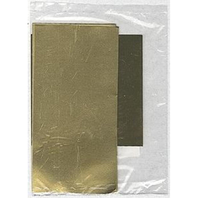 K&S Brass Sheet Metal Assorted - (1 Sheet per Bag)