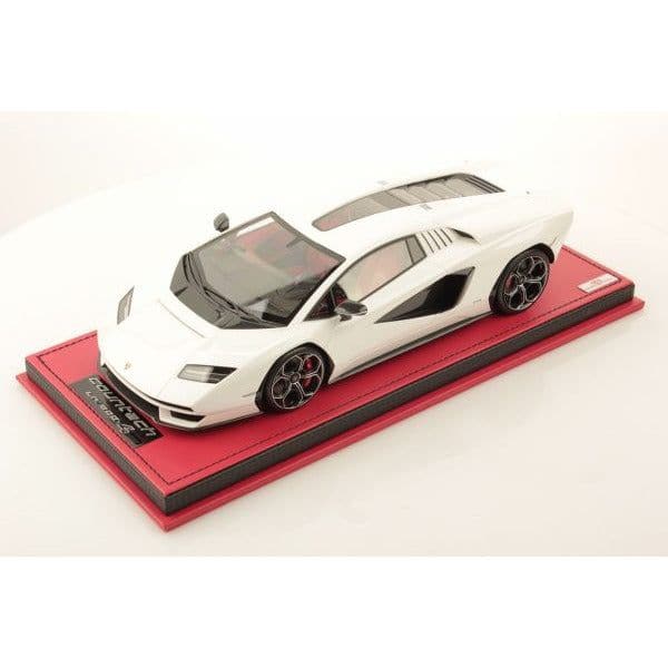 MR COLLECTION MODELS 1/18 Lamborghini Countach LPI 800-4 Bianco Siderale