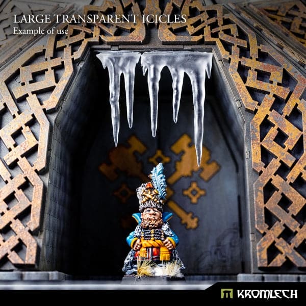 KROMLECH Large Transparent Icicles (8)