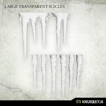 KROMLECH Large Transparent Icicles (8)