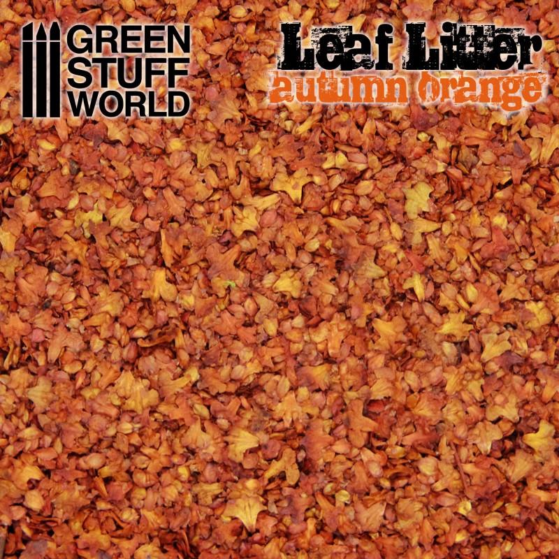 GREEN STUFF WORLD Leaf Litter - Autumn Orange