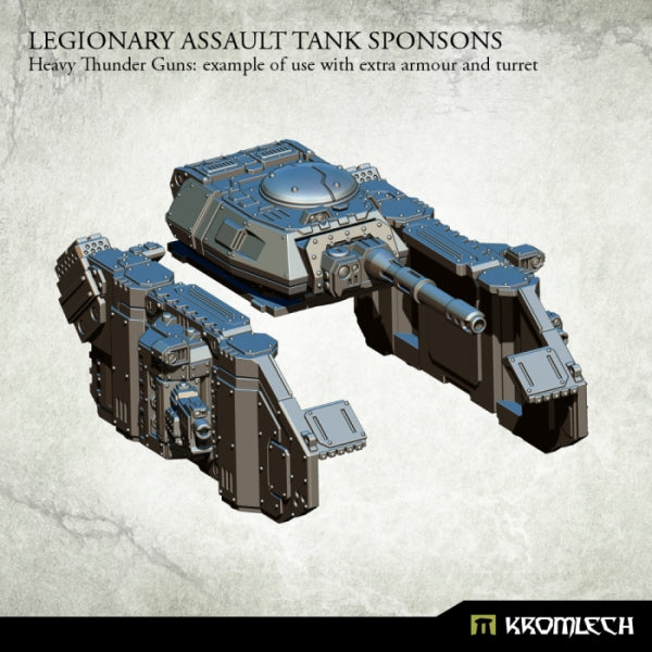 KROMLECH Legionary Assault Tank Sponsons: Heavy Thunder Gun