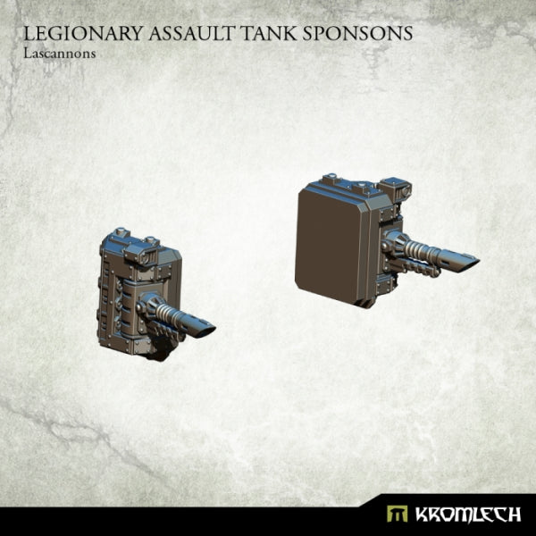KROMLECH Legionary Assault Tank Sponsons: Lascannons (1)