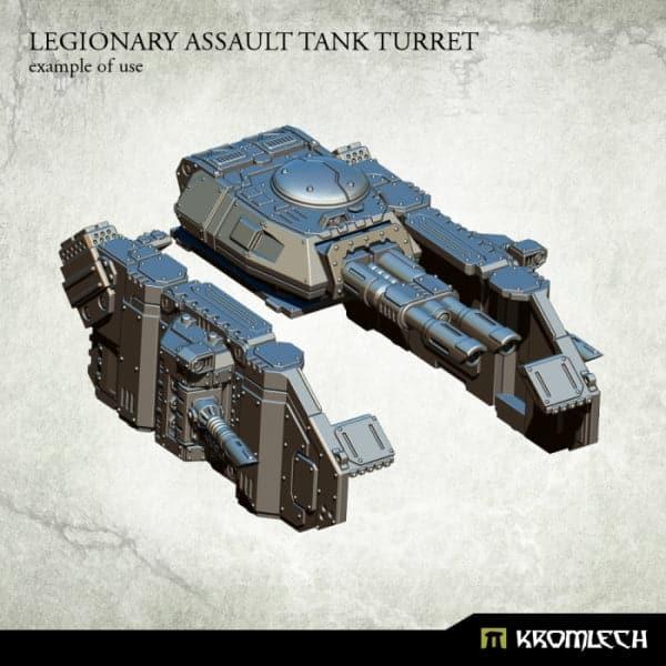 KROMLECH Legionary Assault Tank Turret: Twin Lascannon (1)