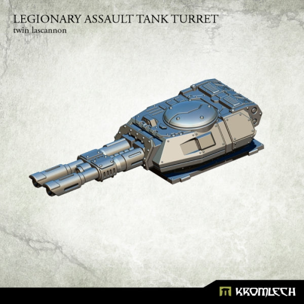 KROMLECH Legionary Assault Tank Turret: Twin Lascannon (1)