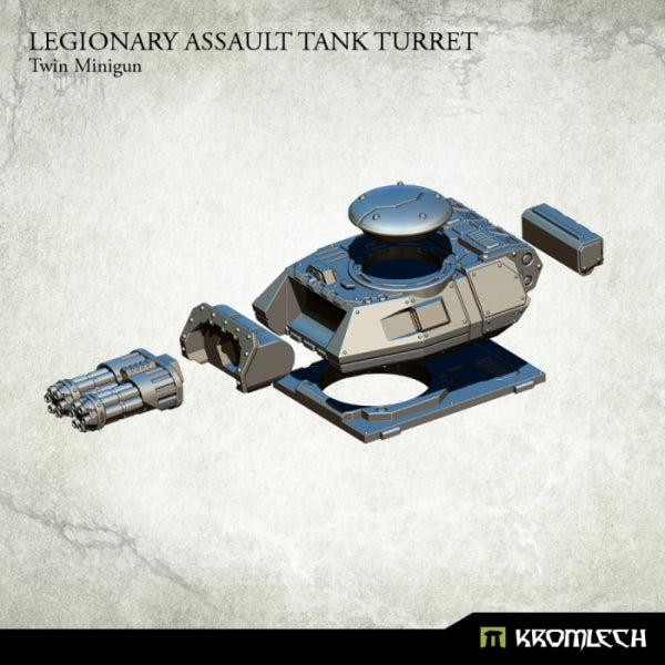 KROMLECH Legionary Assault Tank Turret: Twin Minigun (1)