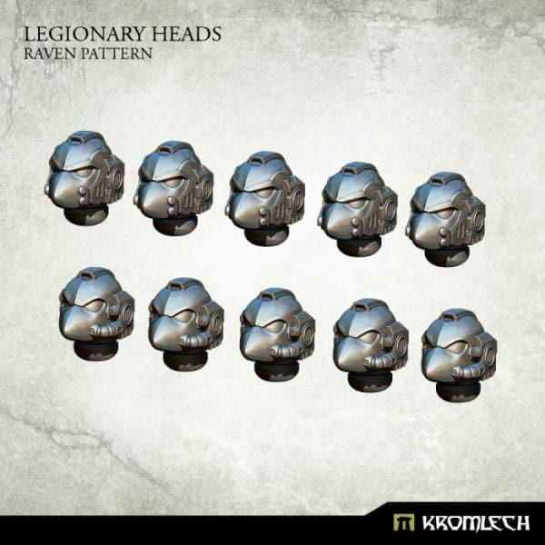 KROMLECH Legionary Heads: Raven Pattern (10)