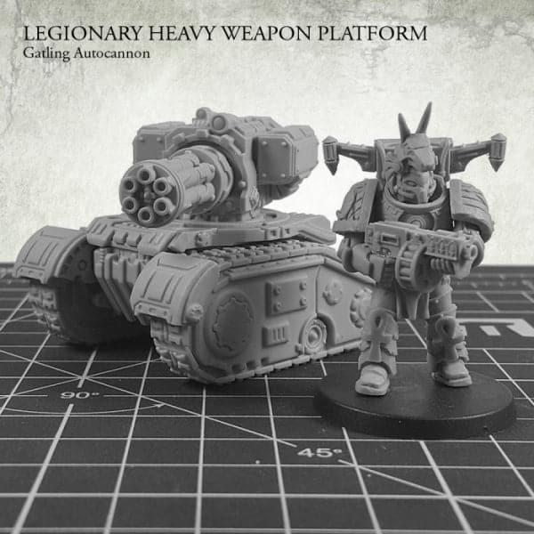 KROMLECH Legionary Heavy Weapon Platform: Gatling Autocanno