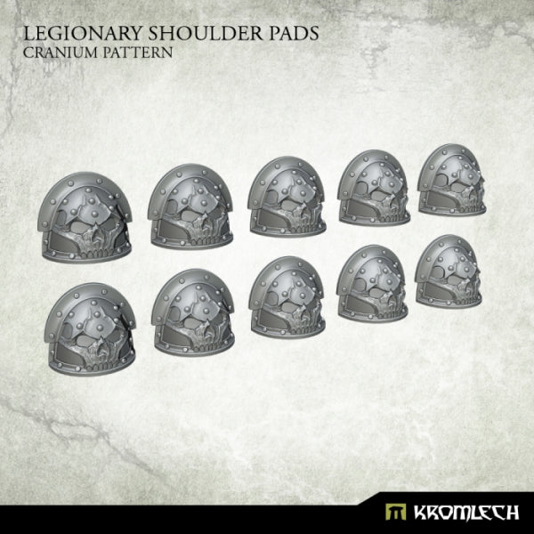 KROMLECH Legionary Shoulder Pads: Cranium Pattern (10)