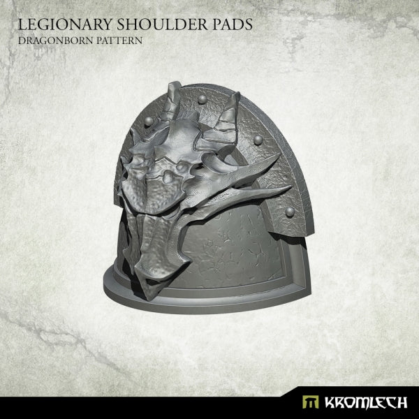 KROMLECH Legionary Shoulder Pads: Dragon Pattern (10)