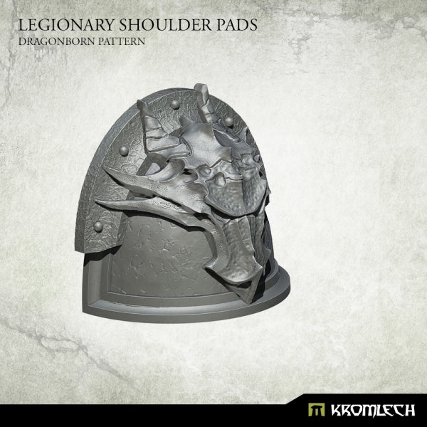 KROMLECH Legionary Shoulder Pads: Dragon Pattern (10)
