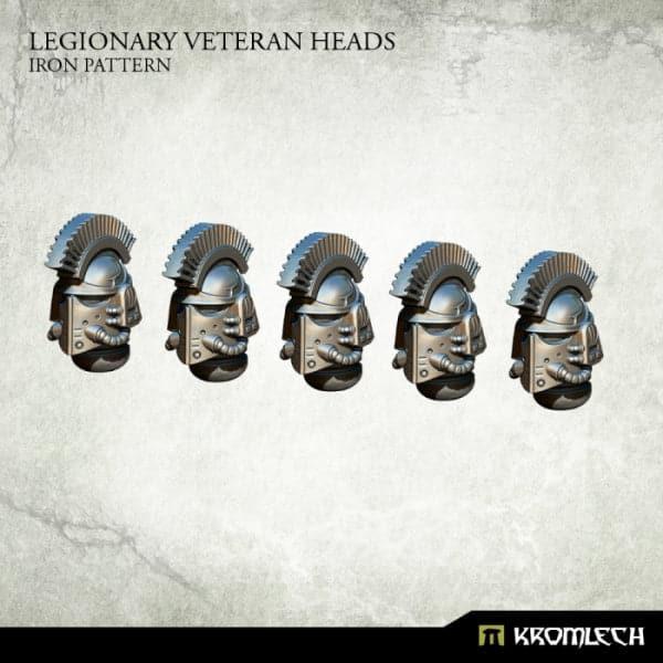 KROMLECH Legionary Veteran Heads: Iron Pattern (5)