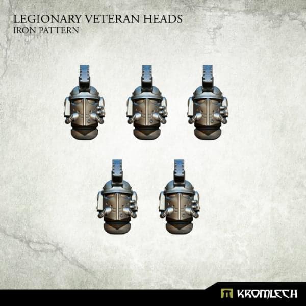 KROMLECH Legionary Veteran Heads: Iron Pattern (5)