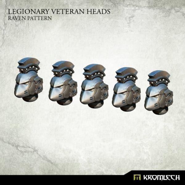 KROMLECH Legionary Veteran Heads: Raven Pattern (5)