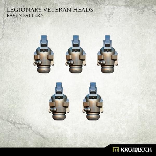 KROMLECH Legionary Veteran Heads: Raven Pattern (5)