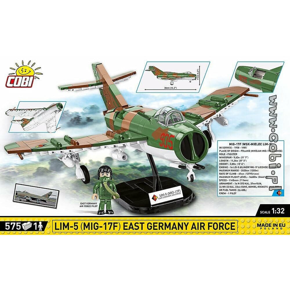 COBI Cold War - Lim-5 (Mig-17F) East Germany 575 pcs