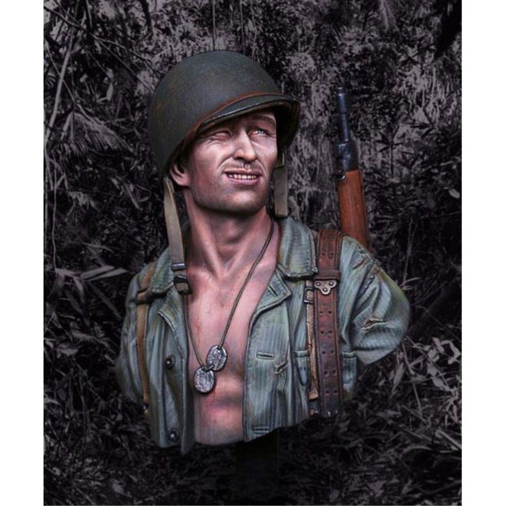 LIFE MINIATURES 1/10 BUST USMC 1st Division, Guadalcanal 1942 Resin