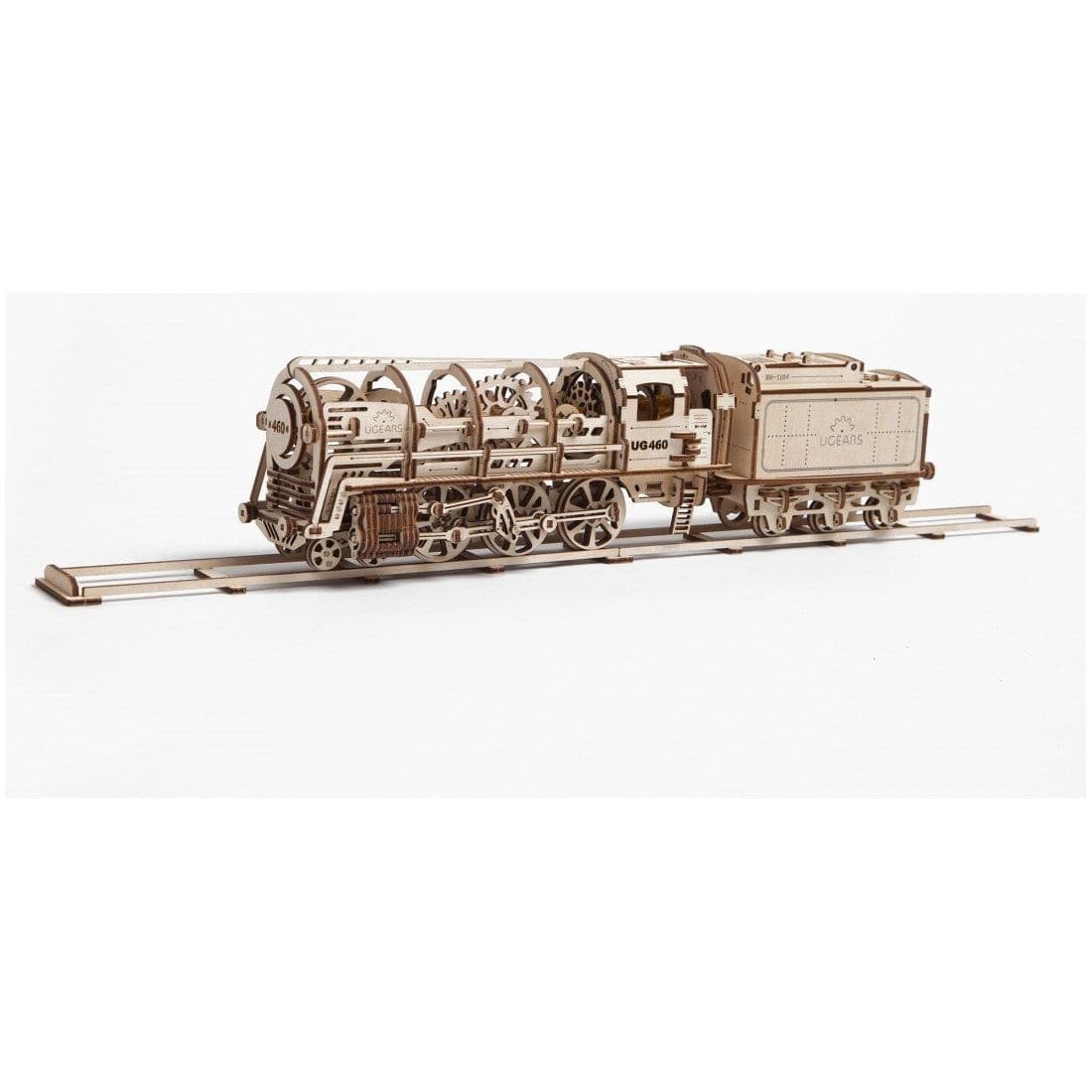 UGEARS Steam Locomotive with Tender and Almost 50cm of Track