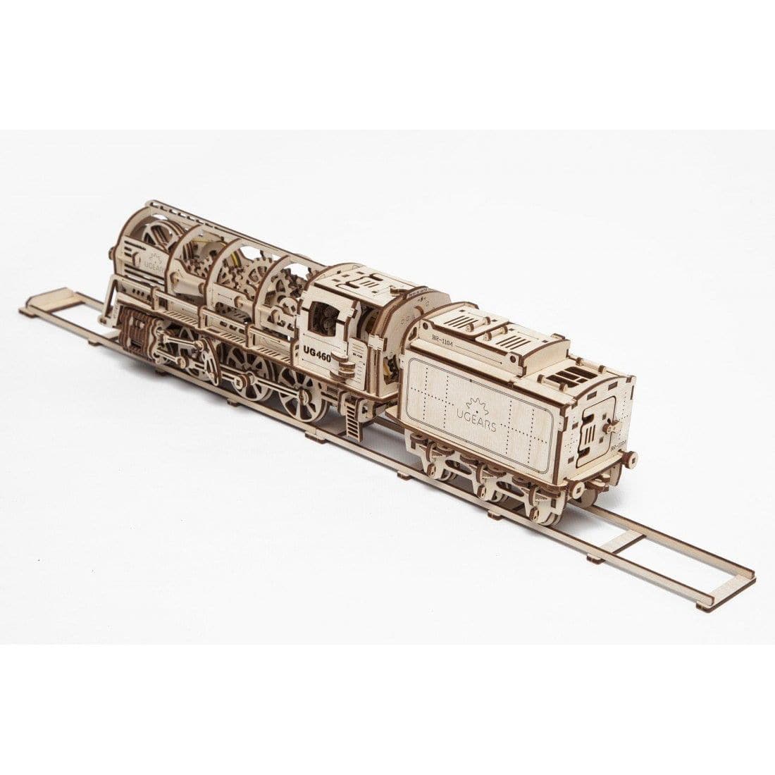 UGEARS Steam Locomotive with Tender and Almost 50cm of Track